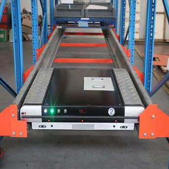 Sistema automático de radio Pallet Shuttle